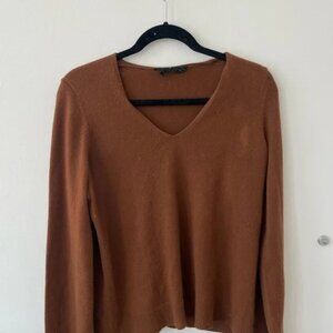 Theory Cashmere Sweater Cognac | Size M